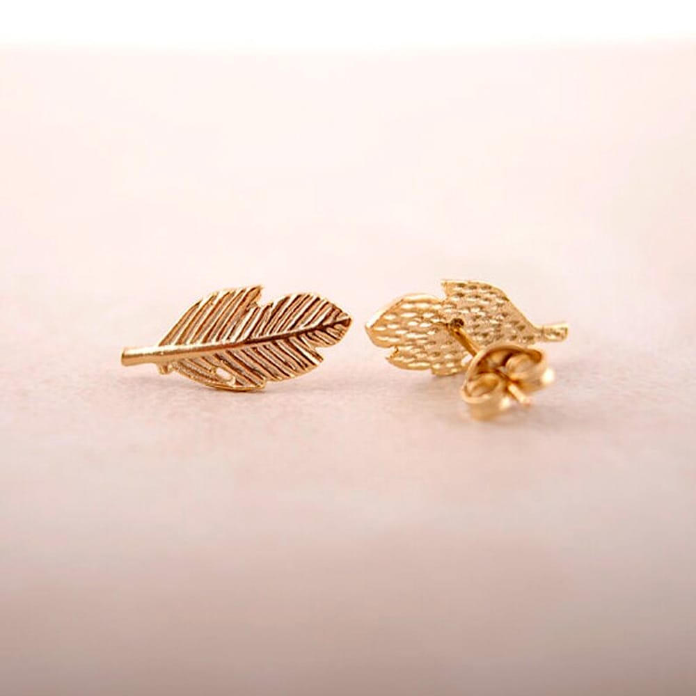 aros pluma cobre 2