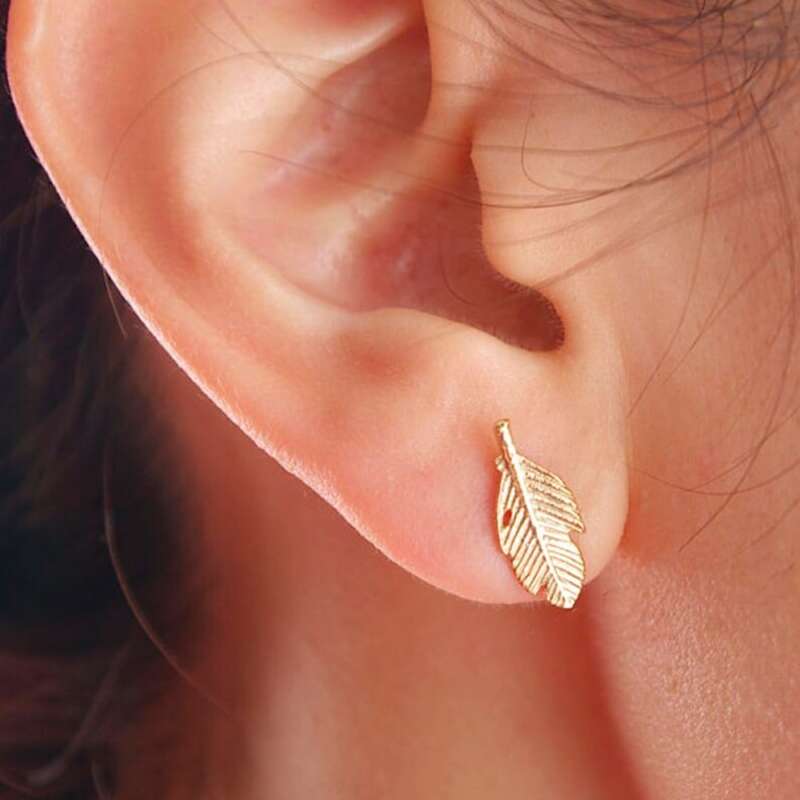aros pluma cobre 3