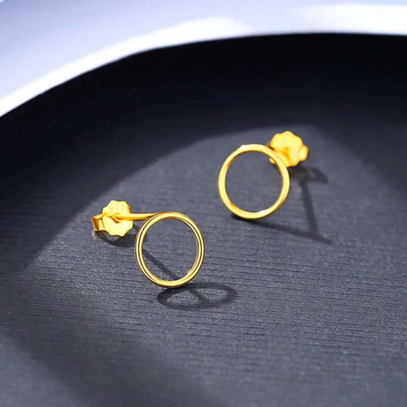 aros redondo dorado 2