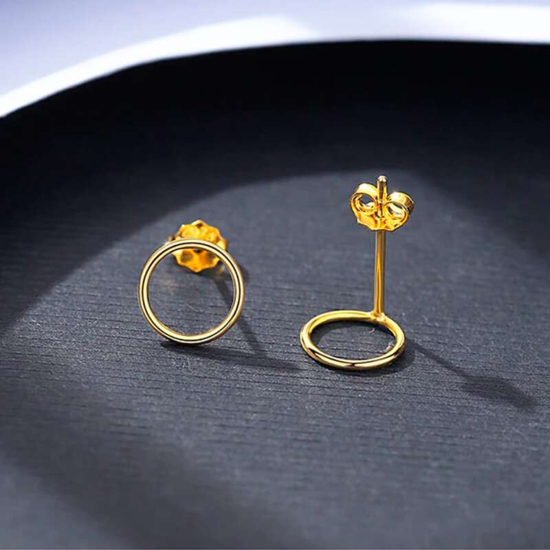 aros redondo dorado 3