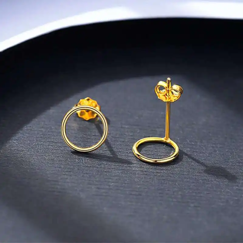 aros redondo dorado 3