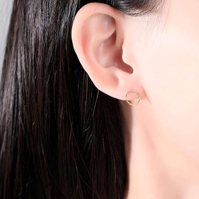 aros redondo dorado 4