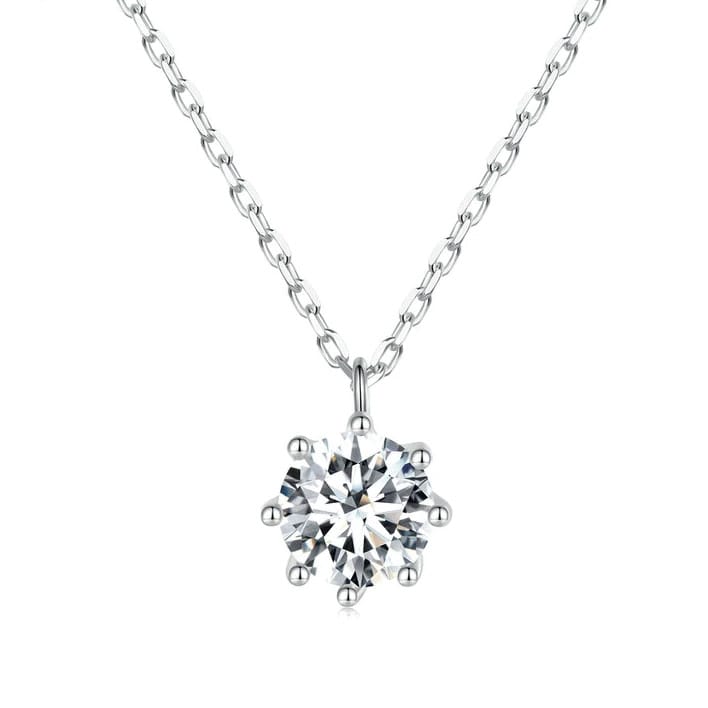 collar esterlina moissanite 1