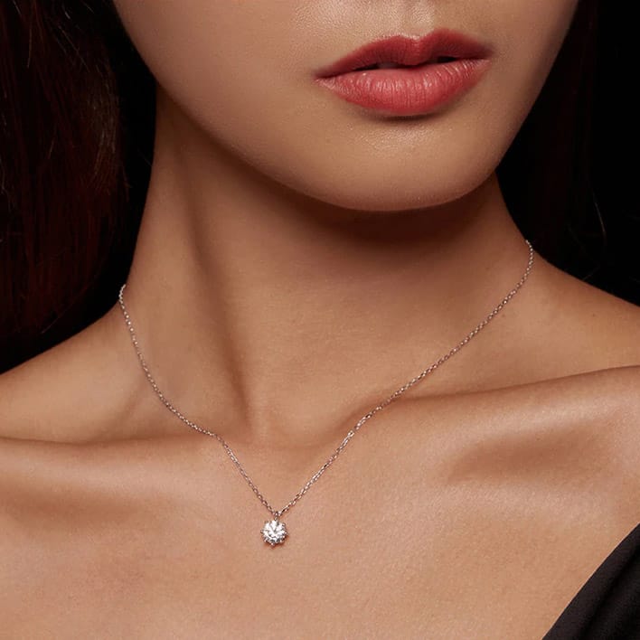 collar esterlina moissanite 3